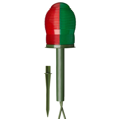 Vintage Santa Runway Lights with Santa Landing Zone Inflatable Sign