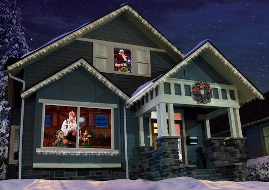 Santa's Workshop Chistmas Digital Decoration on USB