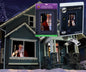 The Original Virtual Santa in The Window Movie on USB with 48" x 72" Projection Screen