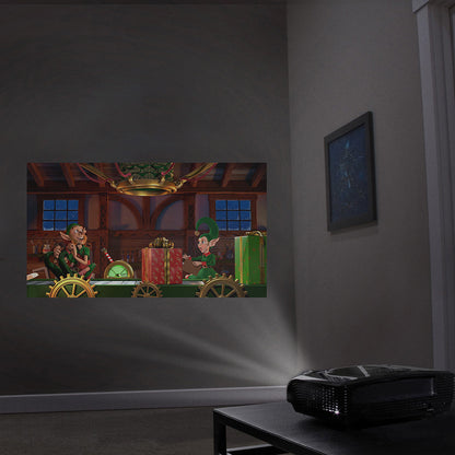 Santa's Workshop Chistmas Digital Decoration on DVD