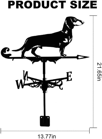 Metal Weathervane,Witch Iron Weather Vane,Sea Rover Wind Direction Indicator,Garden Decoration,Outdoor Roof Decoration,Gardening