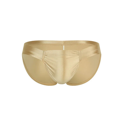 2026 fashion solid color men's three-dimensional triangle breathable sports low waist high elastic tight body F3605