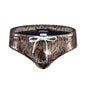Push Up Padded Swimwear Men Swimsuit Shorts Mens Bikini Briefs Summer Trunk Swim Suit Sunga Slip Beach Shorts Snakeskin Print