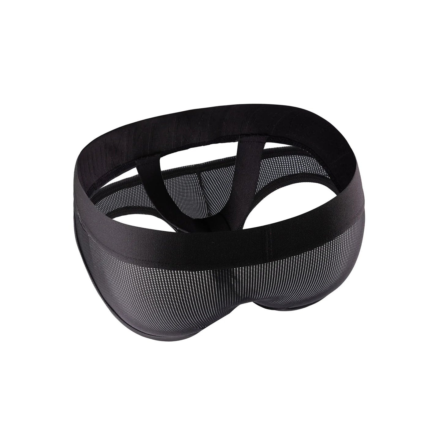 CLEVER-MENMODE Men Penis Cockstrap Underwear Sexy Bulge Pouch Briefs Cockring Lingerie Mesh Sheer Panties Jockstrap O-Ring