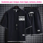 Personalized Custom Print Short Sleeve  T-Shirt Sport Shorts 2 Piece Sets Men's Summer Outfit Breathable and Quick-drying
