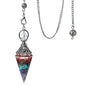 Natural Stone Spirit Pendulum Pendant Latticed Chain