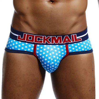 Men Underwear Briefs Cotton Printed Sexy Men Boxer Briefs Slips Cueca Masculina Male Panties Calcinha Calzoncillos Hombre