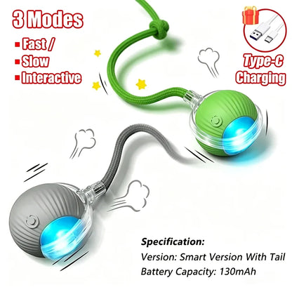 Intelligent Interactive Cat Ball Long-Lasting and Durable Easy to Clean Intelligent Obstacle Avoidance Pet Dog Toys