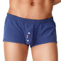 SEOBEAN Plaid Boxer Shorts Men's Underwear Boxers Breathable Male Underpants Home Lounge Arrow Panties Shorts Men Sleep Bottoms