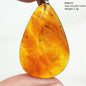 Natural Amber Pendant From Baltic Flower Yellow Amber Water Drop Women Men Jewelry Reiki Stone Women Men AAAAAAA