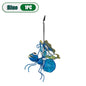 5PCS Solar-Powered Hanging Metal Ladybug Light  Garden Decor  Lady Sculpture with Bouncy Springs Summer Outdoor Art Decorations