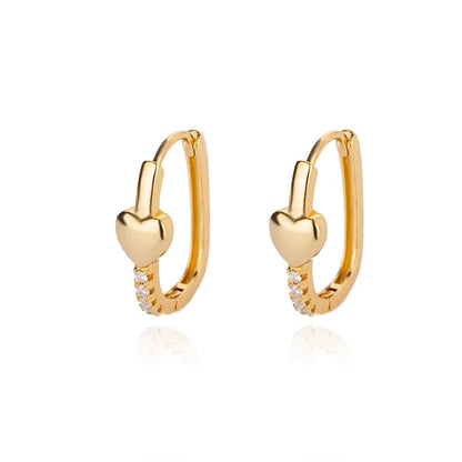 Luxury Star Pendientes Earrings For Women Girl Stainless Steel Minimalist Hoop Piercing 2025 New In y2k Jewelry aretes de mujer