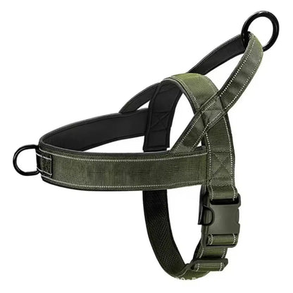 Dog Tactical Vest Nylon Outdoor Water-Repellent Dog Clothing Large and Medium-sized Dog Training Vest Harness Traction