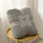 Fluffy Coral Velvet Blanket Flannel Plush Comfortable Thickened and Warm Soft Sofa Throw Blanket for Air-Conditioned Room Luxury
