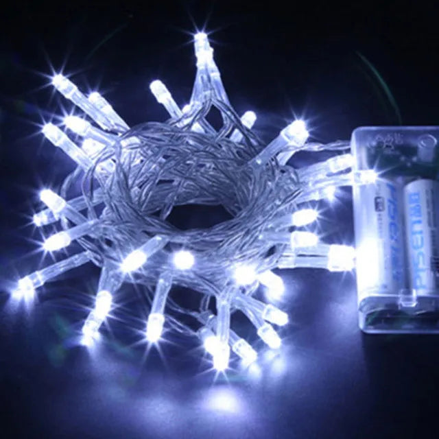 LED String Lights 3*AA Battery Operated Waterproof Fairy LED Christmas Lights For Holiday Party Wedding 20M 10M 5M 2M