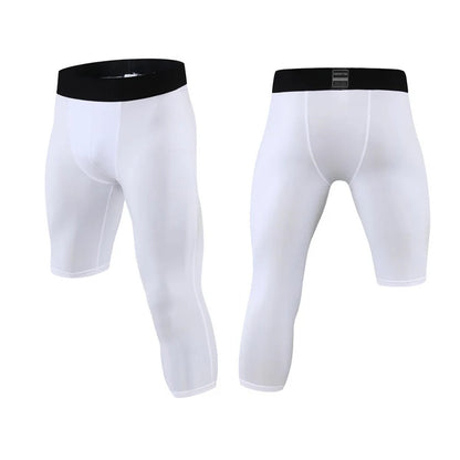 Sports Fitness Pants Men Gym Shorts Workout Tights