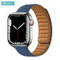 Apple Watch Magnetic Link Band, Leather or Silicone