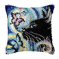 Cats Latch Hook Kits Pillow Cover