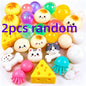 Squishy Cute Food Ocean Blind Box Random Surprise Squeeze Stress Relief Fidget Toy 1Pcs Guaranteed Lucky Set