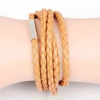 New Men Leather Bracelet Handmade