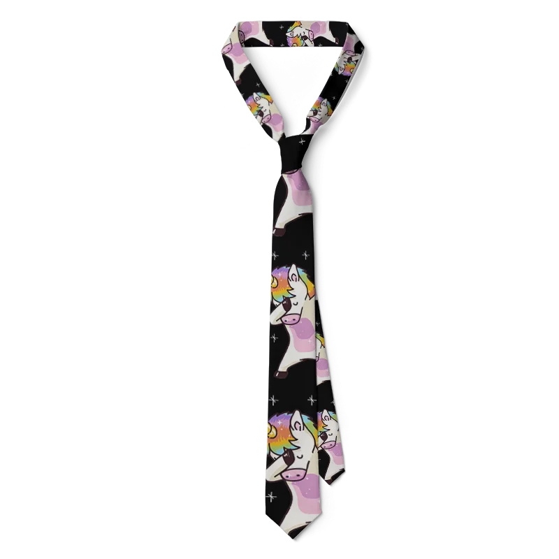 New Fashion Funny Men Tie 3D Printing 8CM Slim Business Tie Daily Dating Holiday Party Shirt With Tie Novelty Trendy Gift 2022