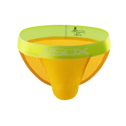 Men Mesh Briefs Sexy Underwear Man U Pouch Underpants Cuecas Calzoncillos Wide Belt Men's Lingerie Ropa Interior Hombre Slips