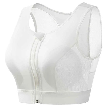 Plus Size Front Closure Sports Bra Tank Top