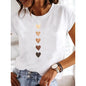 Heart Vibe: Stretchy 90s O-Neck Tee