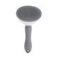 One-Click Pet Hair Removal Comb for Effortless Grooming of Dogs and Cats - Float Hair Removal Slicker Brush with Automatic Funct