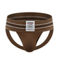JOCKMAIL Sexy Underwear Men Thong Jockstrap Lingerie G String Man Penis Pouch Cueca Homem Underpants Wide Waistband Panties