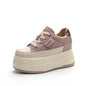 Fujin Hidden Heel Shoes High Platform shoes 9cm 3 inch comfortable sneakers for women Vulcanized Shoes Chunky Wedge Casual Shoes