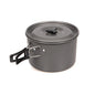 FlipStylez™ Obsidian Gray 3PC Trail-Chef Aluminum Cookware Set