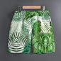 Men's Hawaiian 3D Summer Cool Leaf Pattern Beach Shorts Quick Dry Outdoor Leisure Sports Shorts Fashion Men's Shorts
