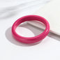 Fashion Pink Acrylic Rivets Round Bangle Bracelets for Women Novelty Geometric Chunky Cuff Bangles Y2K Jewelry Gifts Accessory
