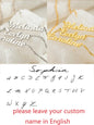 Custom Different Font Name Pendant Necklace for Woman Girls Stainless Steel Nameplate Personalized Choker Necklaces Jewelry Gift