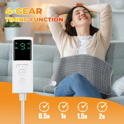 lectric Heating Pad Blanket 9 Levels Constant Temp 4 Mode Timer Thermal Mat Fast Warm for Abdomen Hand Back Body Winter Heating