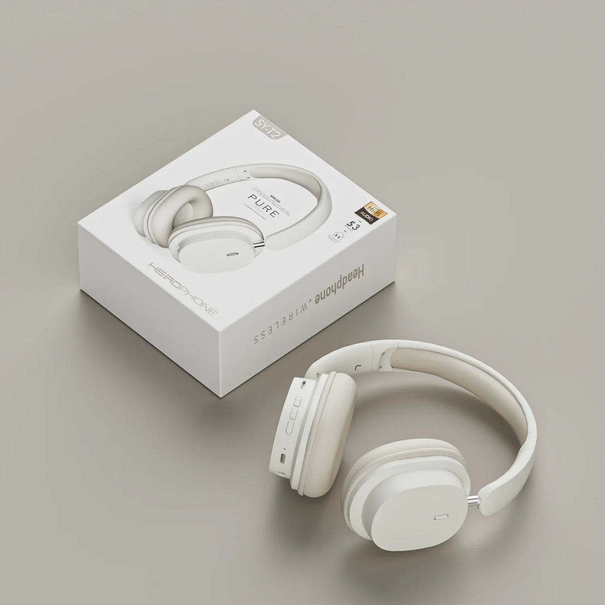 SY-T2 Wireless Bluetooth Headset With Microphone 9D Stereo Noise Canceling Headphone Choice Hifi Bass Hedset Original Packaging