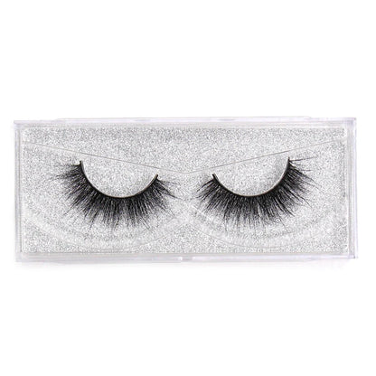 LEHUAMAO 5D Mink Hair False Eyelashes Wispy Cross Natural Mink Lashes Fluffy Eyelash Extension Tools Makeup Handmade Eye lashes