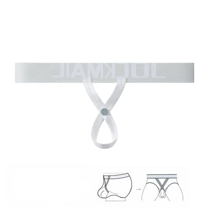 Cockstraps Men Jockstrap Panties Sexy Thongs G String Adjustable Mobile Buttons Ring Penis Cockring Gay Underwear Thong Lingerie