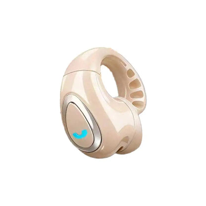 Bluetooth Wireless Ear-clip Single Headphone Open-Ear Air Conduction Earbuds Clip-On Single Headset HIFI Stereo Sound Earphone