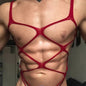 Muscle Men's Underwear Fishnet Bodysuits Male Sleepwear Man Club Wear Black Red Body Sexy Costumes Dropshipping