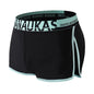 Men's Ice Silk Boxer Shorts Homewear Breathable Wide Side Arrow Pants