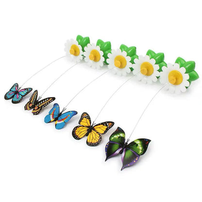 Electric Flying Bird Teasing Stick Automatically Spins Around Hummingbird, Cat Self Hi Toy