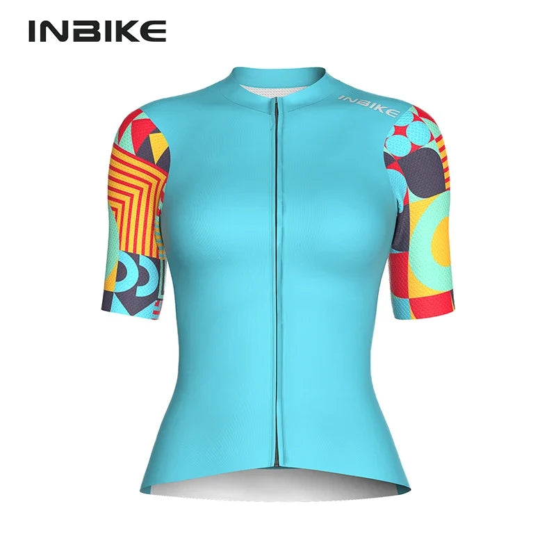 INBIKE Women’s Quick-Dry Cycling Jersey Top