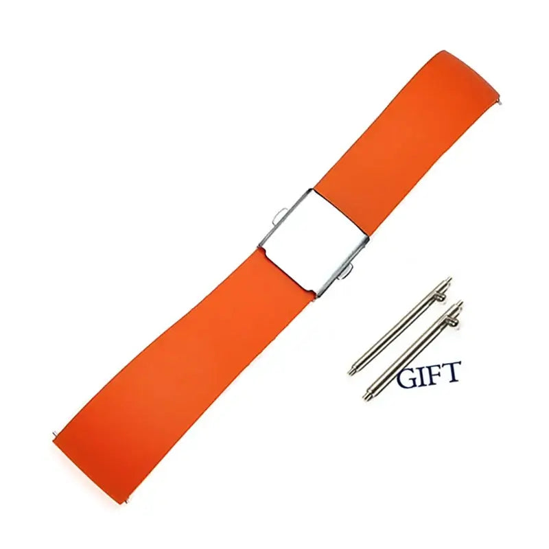 TicWatch Pro 5, Pro 3 & E3 Trim-to-Fit Silicone Band, Folding Clasp