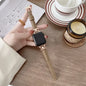 Apple Watch Slim Leather Band with Decorative Connectors