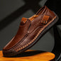 Mens Loafers Breathable Slip on Italian Driving Shoes Chaussure Homme Genuine Leather Men Handmade Casual Shoes