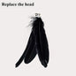 Funny Simulation Bird Cat Toy Feather with Bell Cat Stick Interactive Toy for Kitten Playing Teaser Wand Toy Pet Cats Supplies