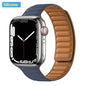 Apple Watch Magnetic Link Band, Leather or Silicone