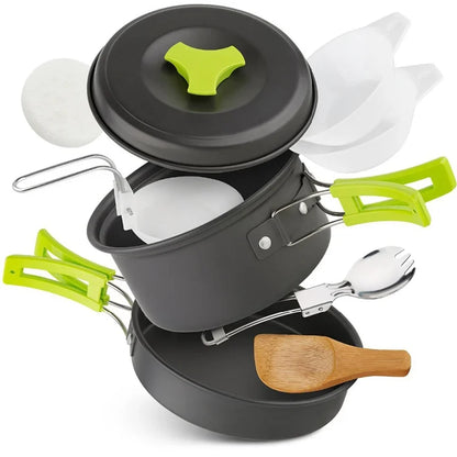 Camping Cookware Set Backpacker's Cooking Set: Portable, Durable